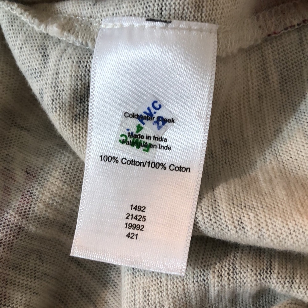 NWOT Coldwater Creek Moose Print Hi Low Shirt Size 2X - Picture 9 of 9